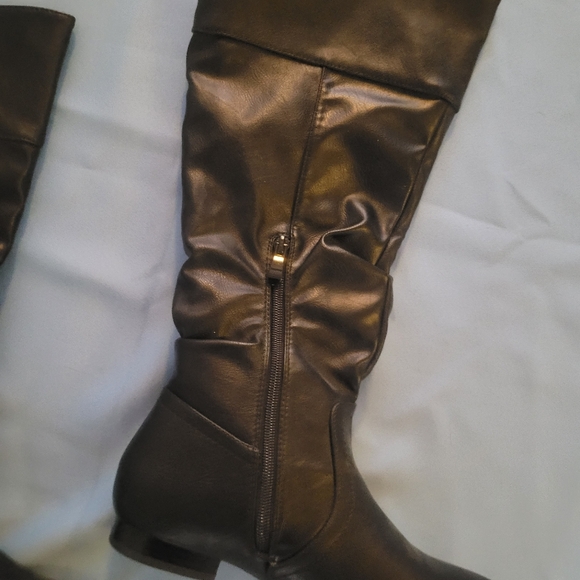 Black leather boots by dream pairs - Picture 3 of 5